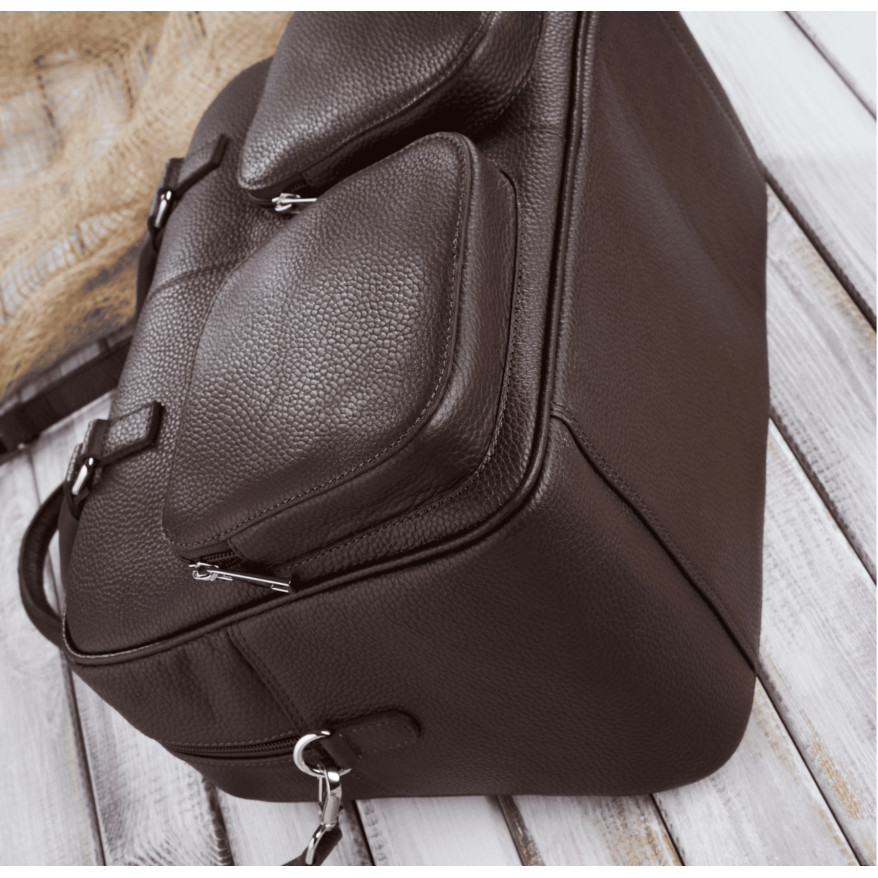 TOREBKA DAMSKA PODRÓŻNA SKÓRZANA DO RĘKI I NA RAMIĘ PAOLO PERUZZI IN-60-BR