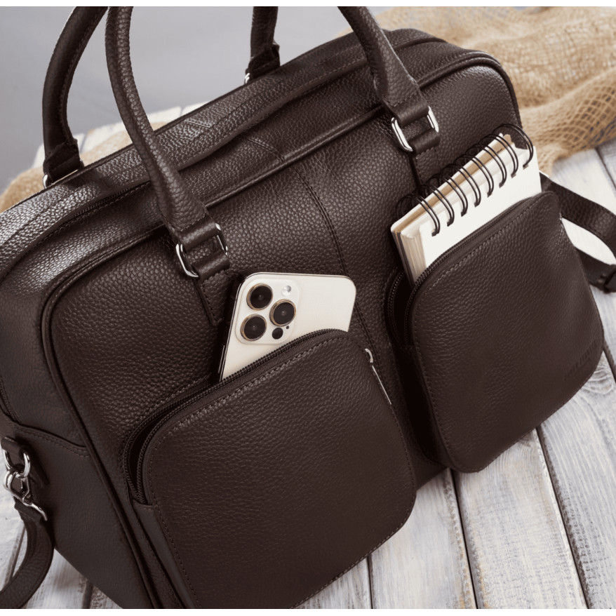 TOREBKA DAMSKA PODRÓŻNA SKÓRZANA DO RĘKI I NA RAMIĘ PAOLO PERUZZI IN-60-BR