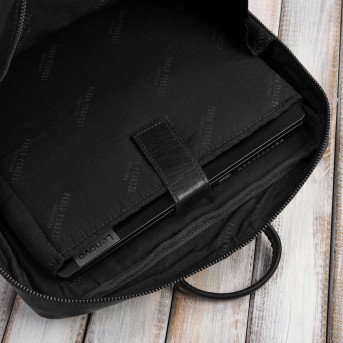 Plecak męski skórzany vintage na laptopa czarny – Paolo Peruzzi IM-07-BL