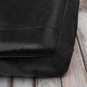 Plecak męski skórzany vintage na laptopa czarny – Paolo Peruzzi IM-07-BL
