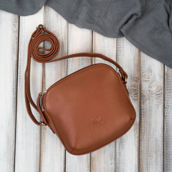 Mała torebka damska skórzana na ramię crossbody modna letnia Paolo Peruzzi AY-25-CG