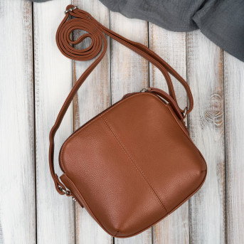 Mała torebka damska skórzana na ramię crossbody modna letnia Paolo Peruzzi AY-25-CG