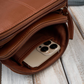 Mała torebka damska skórzana na ramię crossbody modna letnia Paolo Peruzzi AY-25-CG