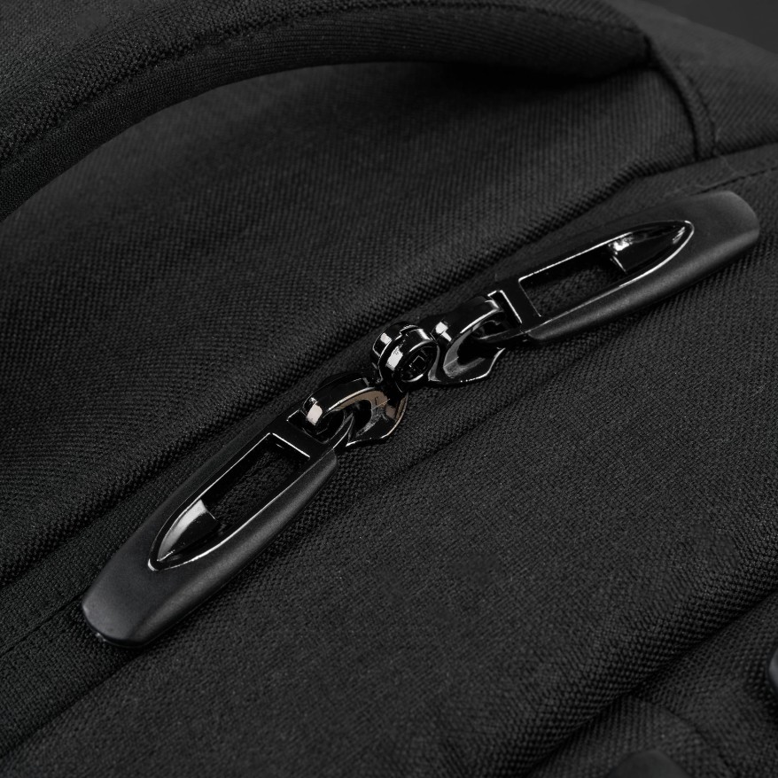 Plecak na laptopa męski wodoodporny usztywniany czarny AS-03-BL Paolo Peruzzi