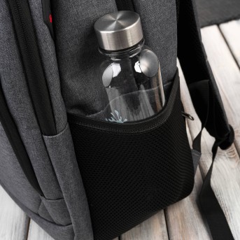 Plecak na laptopa szary wodoodporny usztywniany Paolo Peruzzi AS-03-DGR