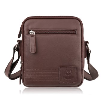 Listonoszka męska skórzana na ramię brązowa Paolo Peruzzi AY-27-BR