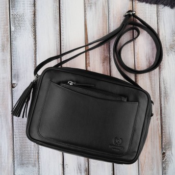 Torebka damska skórzana listonoszka na ramię czerwona Paolo Peruzzi AY-20-BL