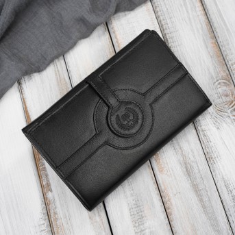 Czarny duży portfel damski skórzany z RFID T-134-BL Paolo Peruzzi– idealny do codziennego stylu