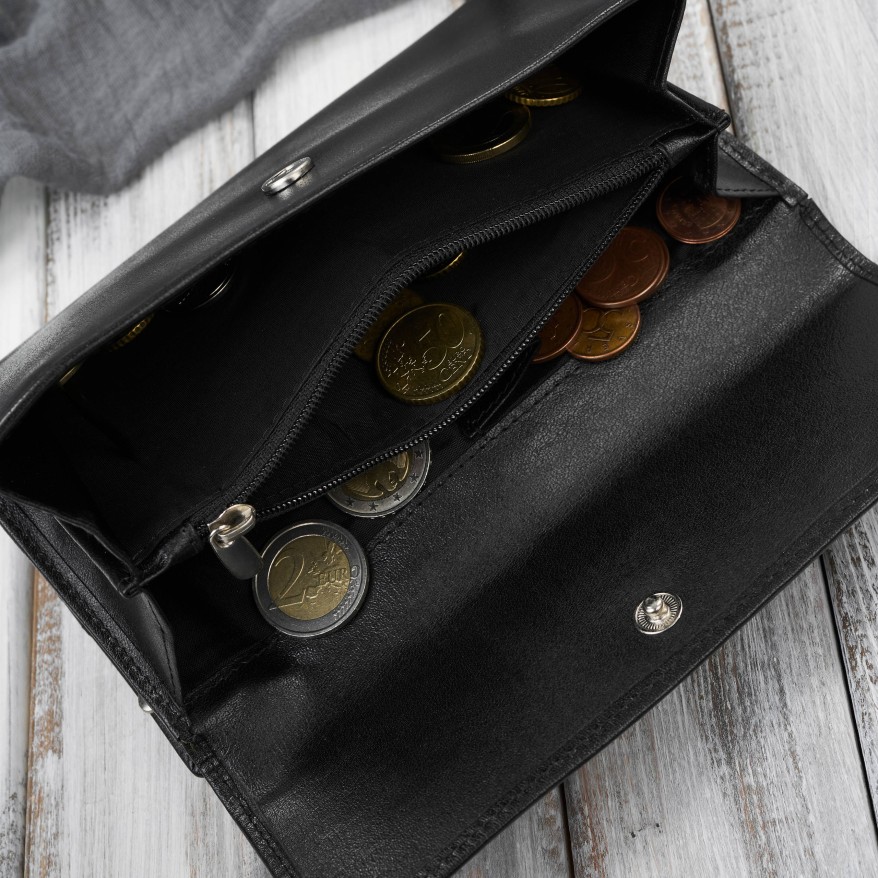 Czarny duży portfel damski skórzany z RFID T-134-BL Paolo Peruzzi– idealny do codziennego stylu