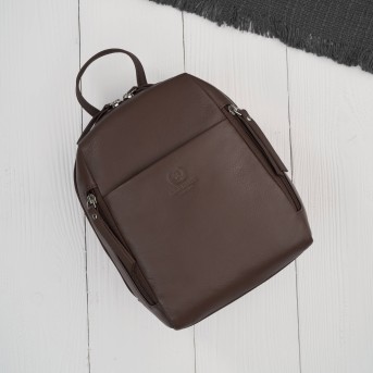 Plecak damski skórzany miejski mały czarny elegancki