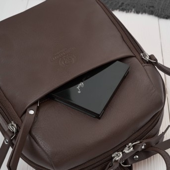 Plecak damski skórzany miejski mały czarny elegancki