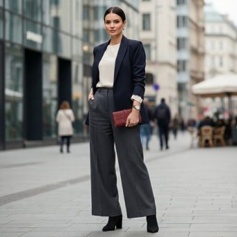 Portfel damski czerwony skórzany T-134 portfel damski z miejscem na zdjecie