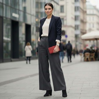 Czerwony duży portfel damski skórzany vintage z RFID T-134-HRD Paolo Peruzzi– idealny do codziennego stylu