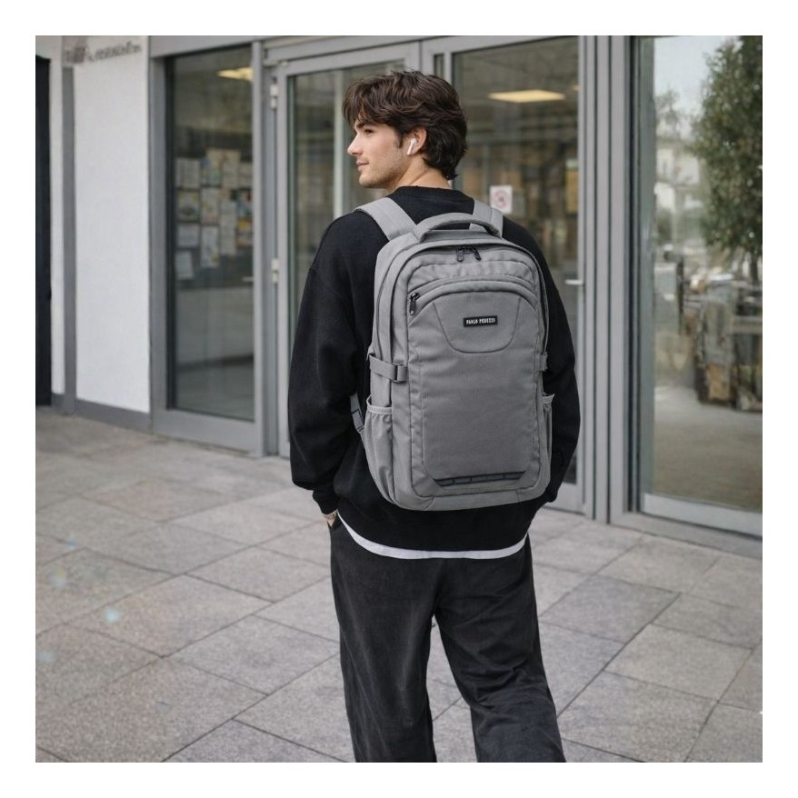 Plecak wielofunkcyjny trekkingowy turystyczny do pracy Paolo Peruzzi AS-04-DGR