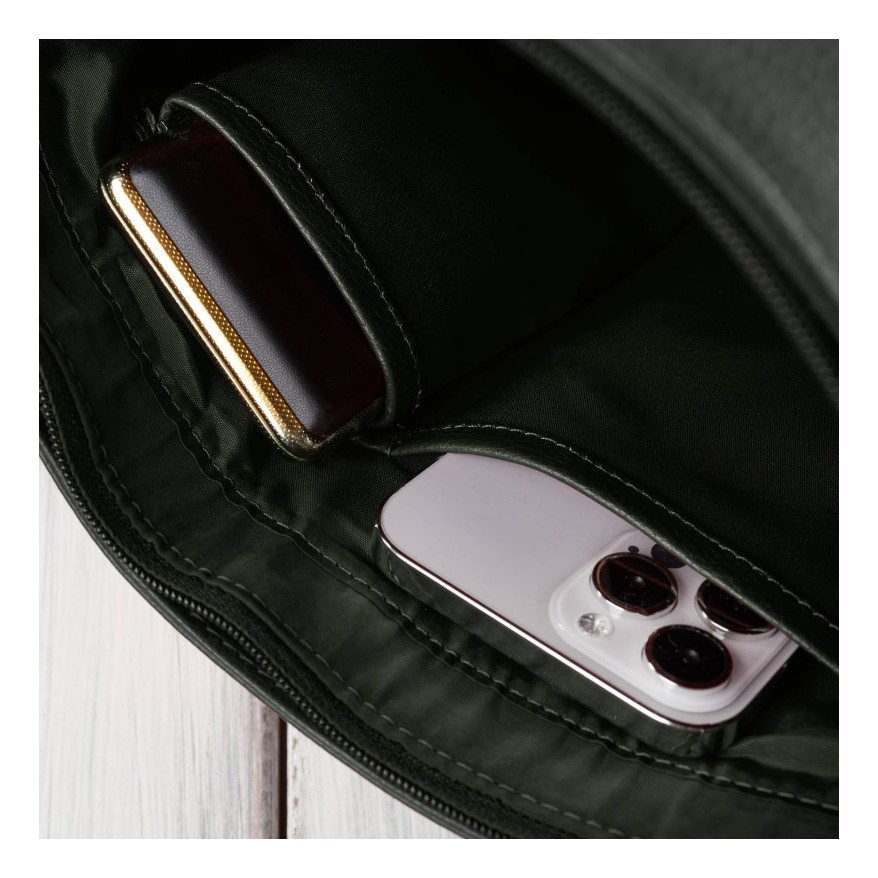 Torebka damska listonoszka skórzana na ramię koniakowa Paolo Peruzzi