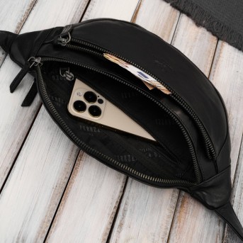 Zestaw prezentowy plecak skórzany i saszetka nerka męska Paolo Peruzzi