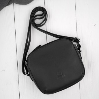 Mała torebka damska skórzana na ramię crossbody modna letnia Paolo Peruzzi AY-25-BL