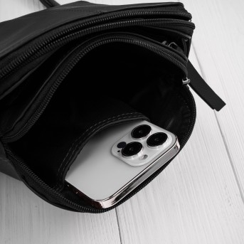 Mała torebka damska skórzana na ramię crossbody modna letnia Paolo Peruzzi AY-25-BL