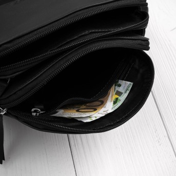 Mała torebka damska skórzana na ramię crossbody modna letnia Paolo Peruzzi AY-25-BL