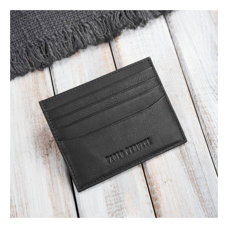 Stylowy zestaw męski Paolo Peruzzi – skórzana saszetka na ramię oraz eleganckie etui na karty.