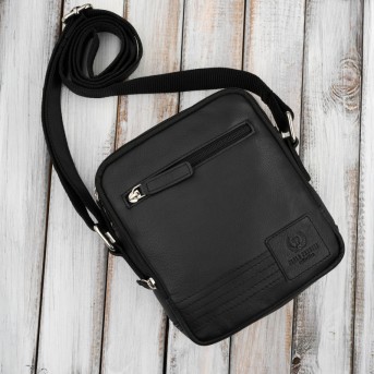 Stylowy zestaw męski Paolo Peruzzi – skórzana saszetka na ramię oraz eleganckie etui na karty.