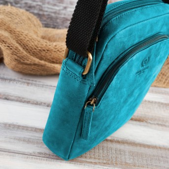 Plecaczek damski skórzany T-18-HGR i listonoszka damska na ramię T-63-GR zestaw prezentowy vintage ZUP-115-GR