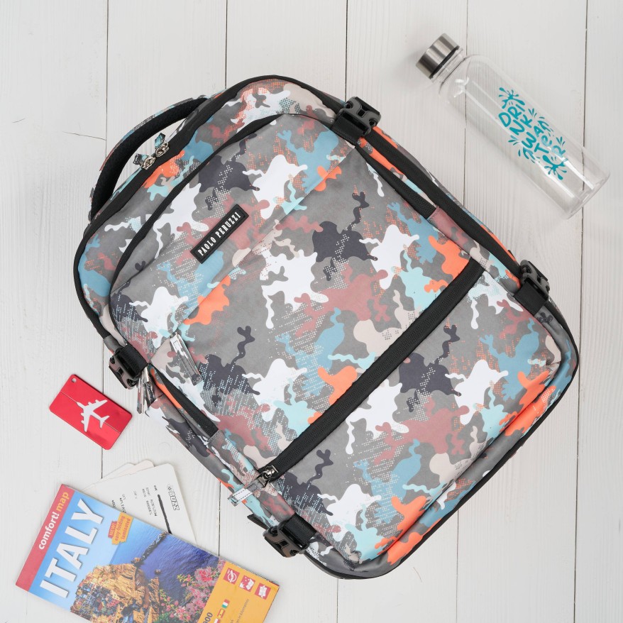 Plecak podróżny do samolotu wielofunkcyjny Paolo Peruzzi AS-01-MRA