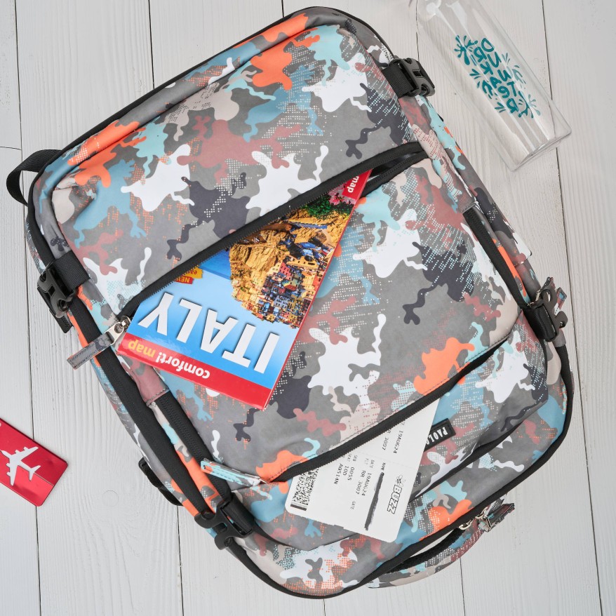 Plecak podróżny do samolotu wielofunkcyjny Paolo Peruzzi AS-01-MRA