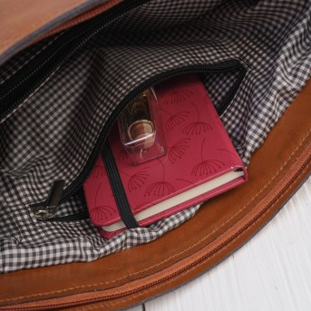 Koniakowa Torebka Skórzana Paolo Peruzzi Z-59 | Shopperka