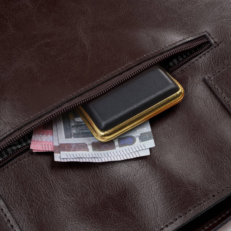 Brązowa Torebka Skórzana Paolo Peruzzi Z-59 | Shopperka