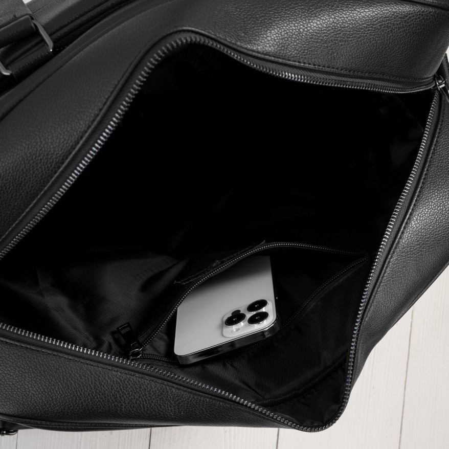 Torba męska do pracy i na studia Paolo Peruzzi AS-05-BL | Skóra syntetyczna | Laptop A4
