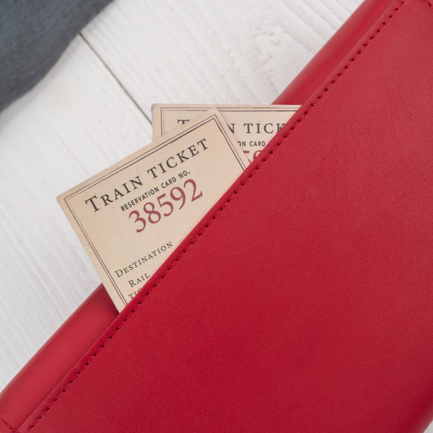 Portfel Damski Skórzany RFID Czerwony Paolo Peruzzi SL-11-RD | Skóra Naturalna