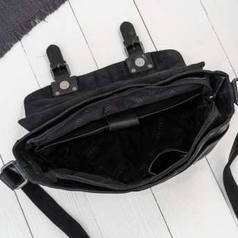 Torba męska skórzana Paolo Peruzzi SL-14-BL na laptopa A4