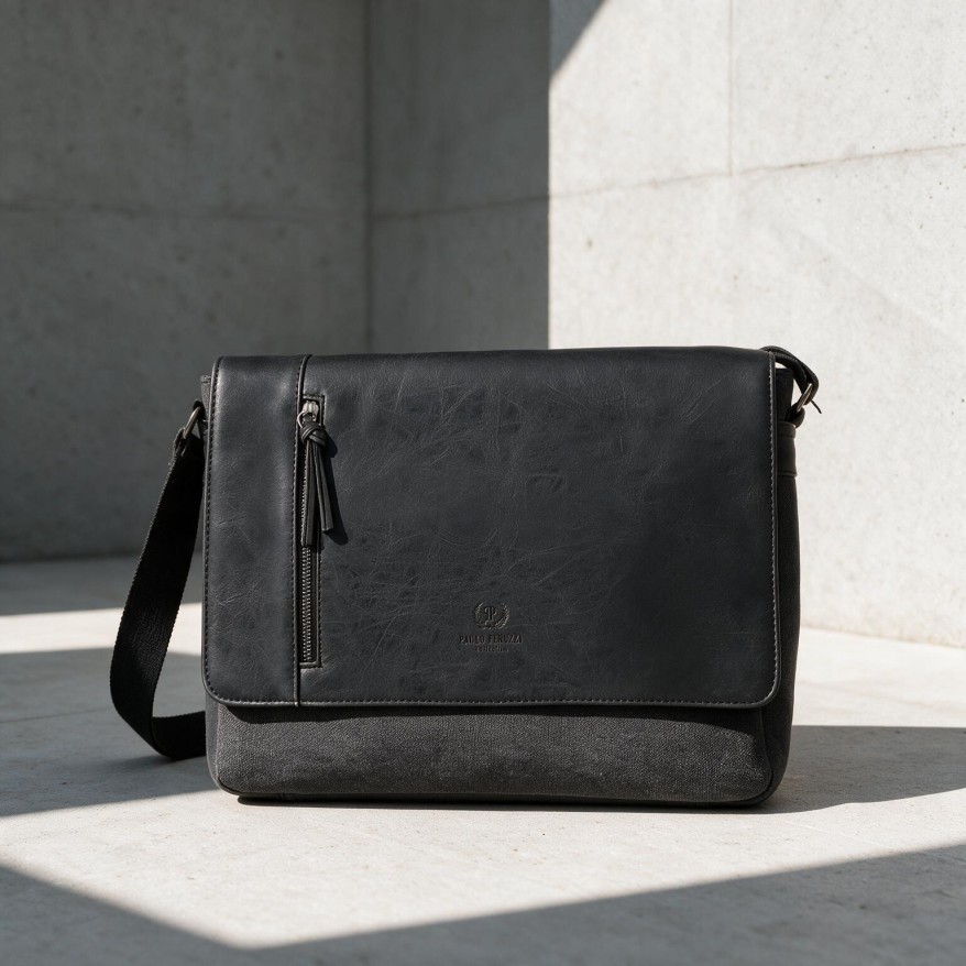 Torba Paolo Peruzzi AS-10-BL szara A4