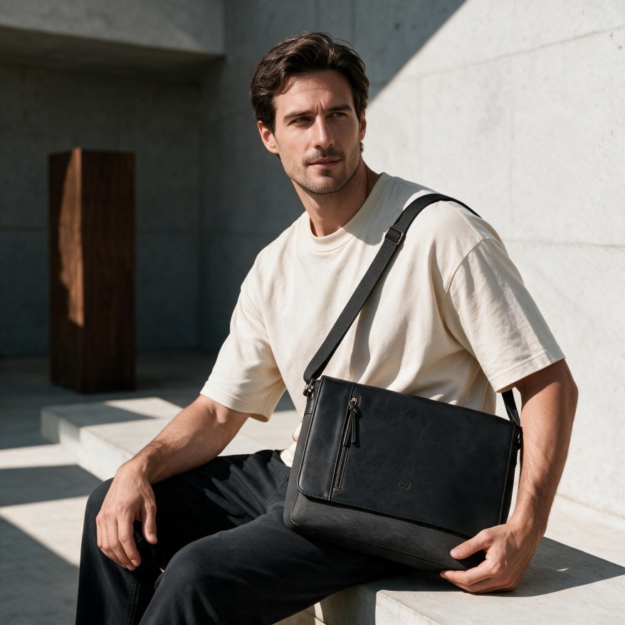 Torba Paolo Peruzzi AS-10-BL szara A4