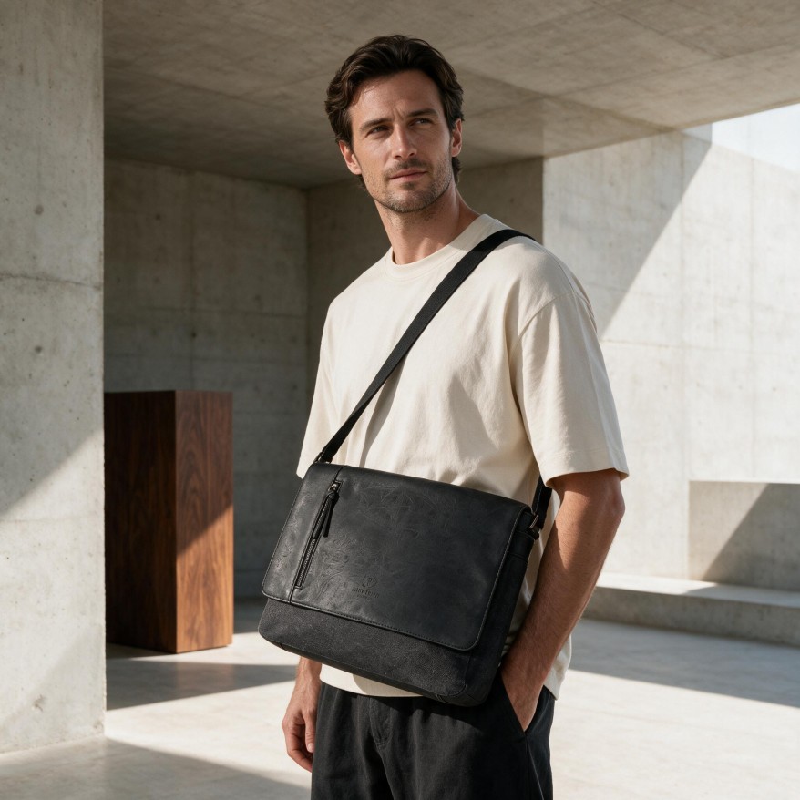 Torba Paolo Peruzzi AS-10-BL szara A4