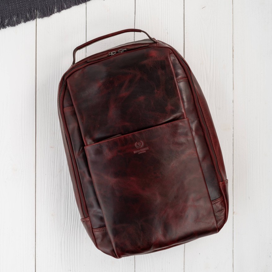 Plecak skórzany Paolo Peruzzi SL-15-CG na laptopa 15,6″