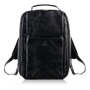 Skórzany plecak na laptopa Paolo Peruzzi SL-15-BL