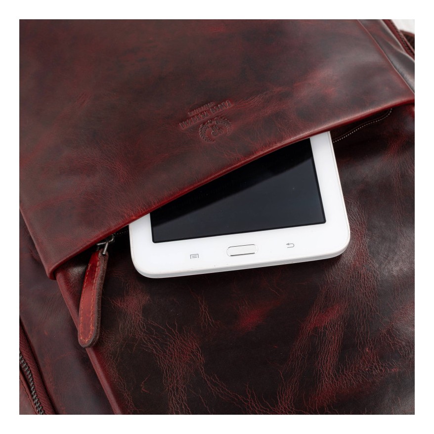 Plecak skórzany Paolo Peruzzi SL-15-CG na laptopa 15,6″
