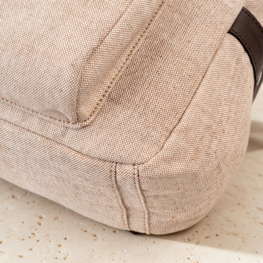 Plecak męski na laptopa Paolo Peruzzi SL-51-CNV canvas skóra