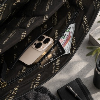 Torba męska na laptopa 15,6 czarna Paolo Peruzzi MT-04-BL