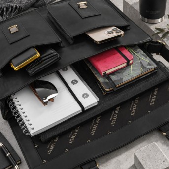 Torba męska na laptopa 15,6 czarna Paolo Peruzzi MT-04-BL