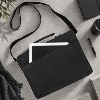 Torba męska na laptopa 15,6 czarna Paolo Peruzzi MT-04-BL