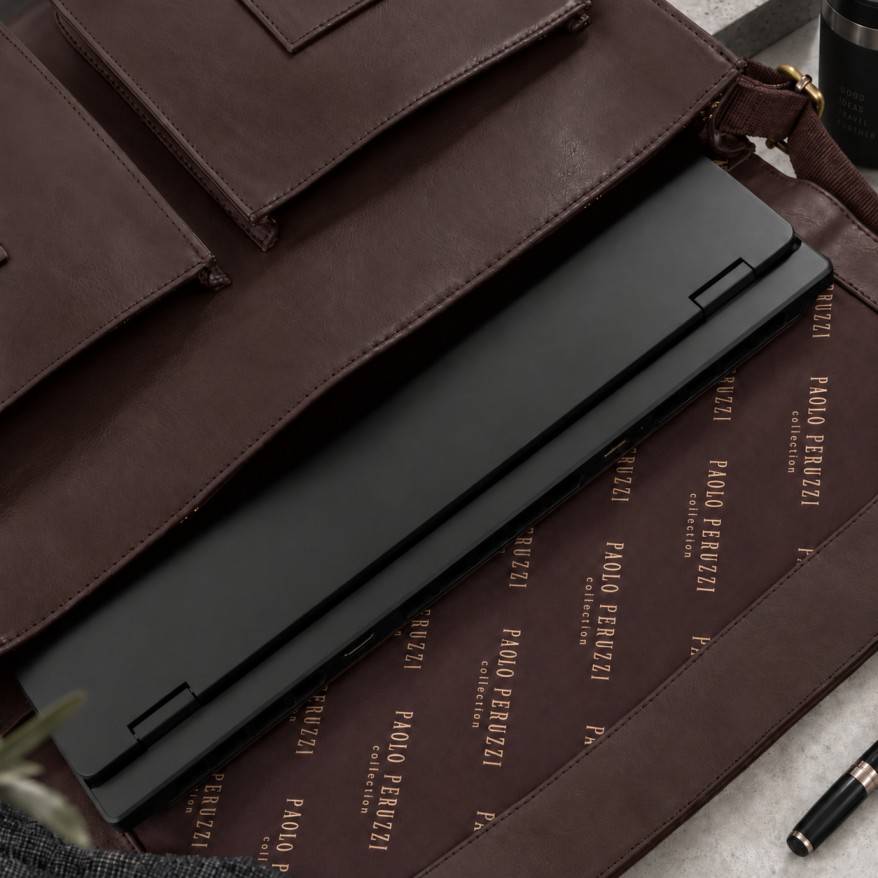 Torba męska na laptopa 15,6 brązowa Paolo Peruzzi MT-04-BR