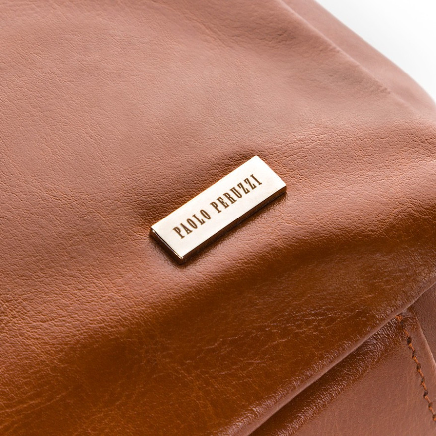 DUŻA SKÓRZANA TORBA DAMSKA NA RAMIĘ PAOLO PERUZZI Z-09-CG