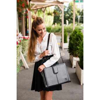 Skórzana torebka damska Paolo Peruzzi aktówka damska