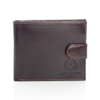 Portfel męski skórzany Paolo Peruzzi z patką