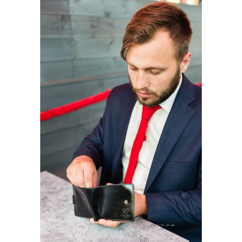 Portfel męski skórzany Paolo Peruzzi z patką