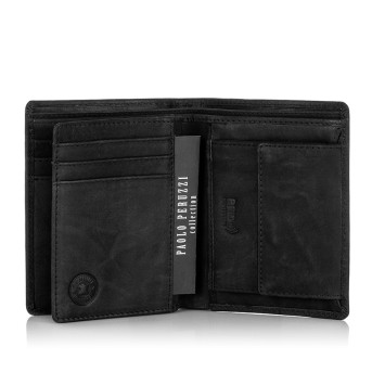 PORTFEL MĘSKI PAOLO PERUZZI SKÓRZANY RFID IN-01
