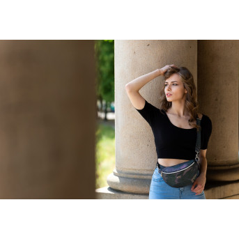 DAMSKA SASZETKA NERKA SKÓRZANA PAOLO PERUZZI Z-15-C